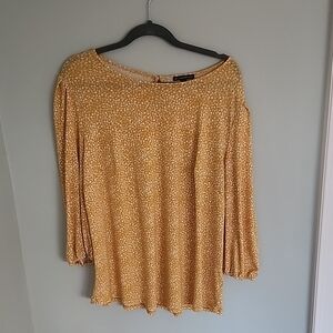 Adrianna Papell Women's Yellow Top